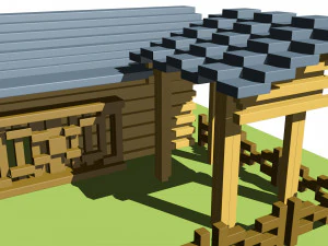 cattle corral 3D Model