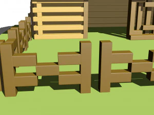 cattle corral 3D Model