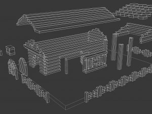 cattle corral 3D Model