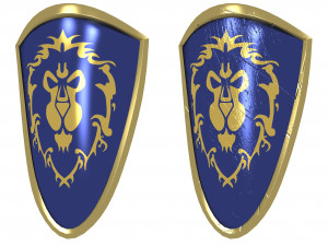 shield of lordaeron wow 3D 모델