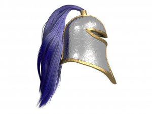 helmet with tail 3D Model