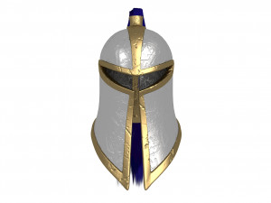 helmet with tail 3D Model