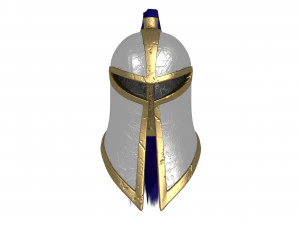 helmet with tail 3D Model