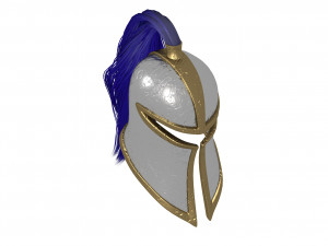 helmet with tail 3D Model