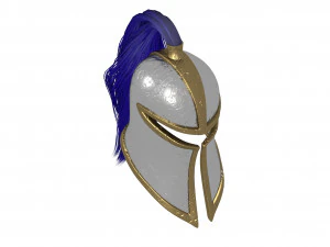helmet with tail 3D Model