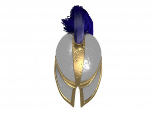 helmet with tail 3D Model