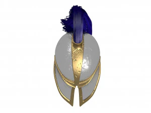 helmet with tail 3D Model
