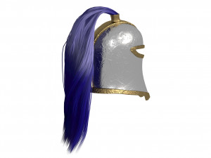 helmet with tail 3D Model