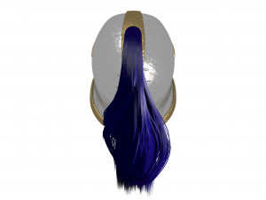 helmet with tail 3D Model