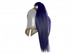 helmet with tail 3D Model