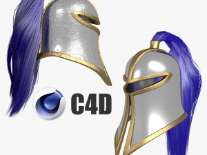 helmet with tail 3D Модель