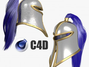 elmo con coda Modello 3D