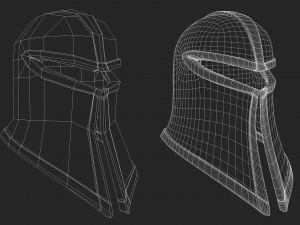infantryman helmet 3D Model