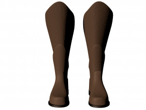boots low-poly 3d Modèle 3D