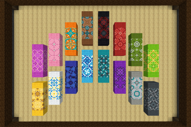 Minecraft Glazed Terracottas Modèle 3D .c4d .max .obj .3ds .fbx .stl .blend