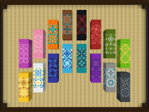 Minecraft Glazed Terracottas 3D Modell
