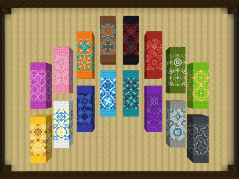 Глазуровані теракоти Minecraft 3D Модель