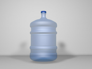 bidon de agua Modello 3D