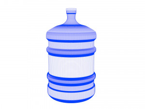 bidon de agua Modello 3D
