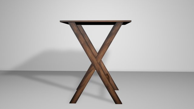 mesa de madera 3Dモデル .c4d .max .obj .3ds .fbx .stl .blend 