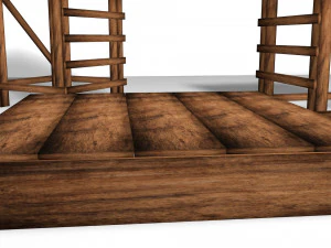 tarimas de madera 3D Model