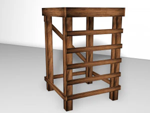 tarimas de madera 3D Model