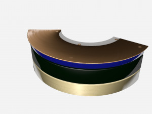 escritorio para set de tv 3D Model