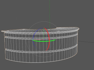 escritorio para set de tv 3D Model