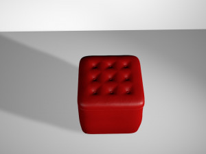 puff de cuero 3D मॉडल