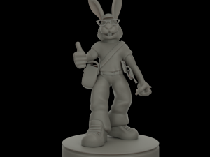 Of a hare on a stand Modelo de Impressão 3D