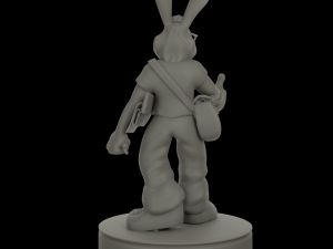 Of a hare on a stand 3D प्रिंट मॉडल