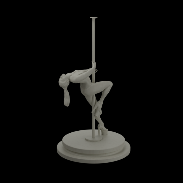 Strip dancer Modelo de Impressão 3D .c4d .max .obj .3ds .fbx .stl .blend 