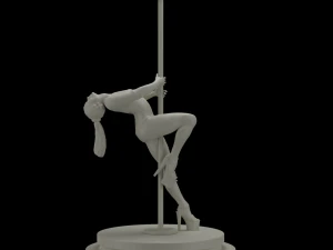 Стриптиз танцівниця 3D Принт Модель