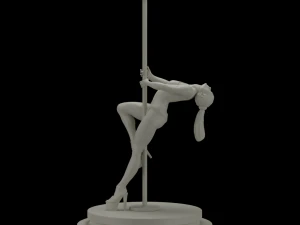 Стриптиз танцівниця 3D Принт Модель