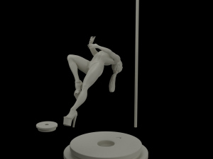 Strip dancer Modelo de Impressão 3D