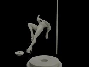 Стриптиз танцівниця 3D Принт Модель