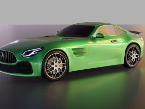 mercedes c-63 amg gtr Modèle 3D