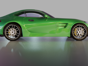 mercedes c-63 amg gtr Modèle 3D