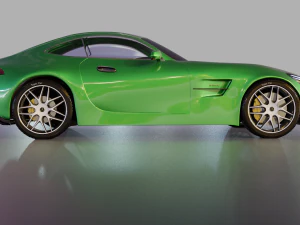 mercedes c-63 amg gtr 3D Model