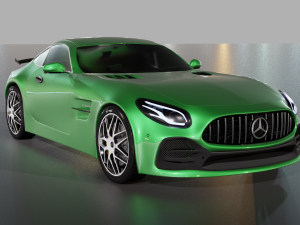 mercedes c-63 amg gtr Modèle 3D