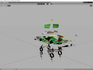 mercedes c-63 amg gtr 3D Model