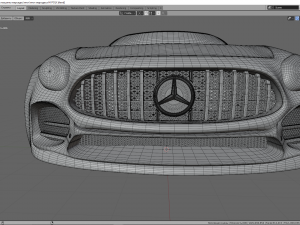 mercedes c-63 amg gtr Modèle 3D