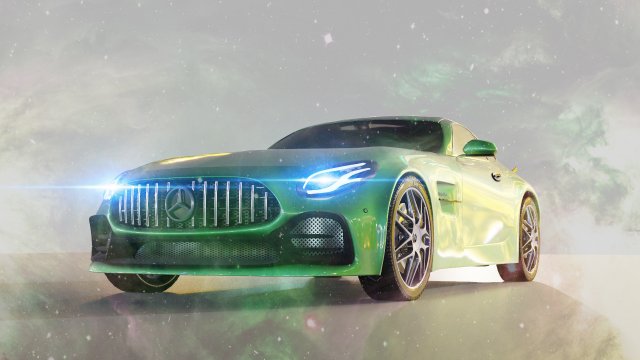 mercedes c-63 amg gtr Modèle 3D .c4d .max .obj .3ds .fbx .stl .blend 