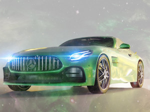 mercedes c-63 amg gtr 3D Модель