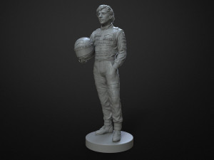 Ayrton Senna 3D 打印模型
