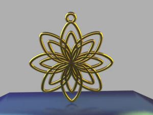 bunga Model Cetak 3D