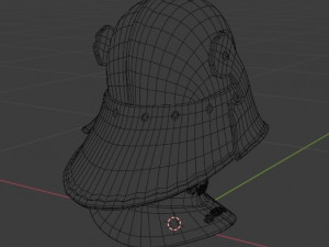 helm salade 3Dモデル