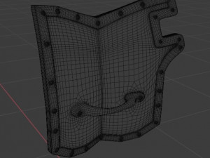 tarch shield 3D 모델