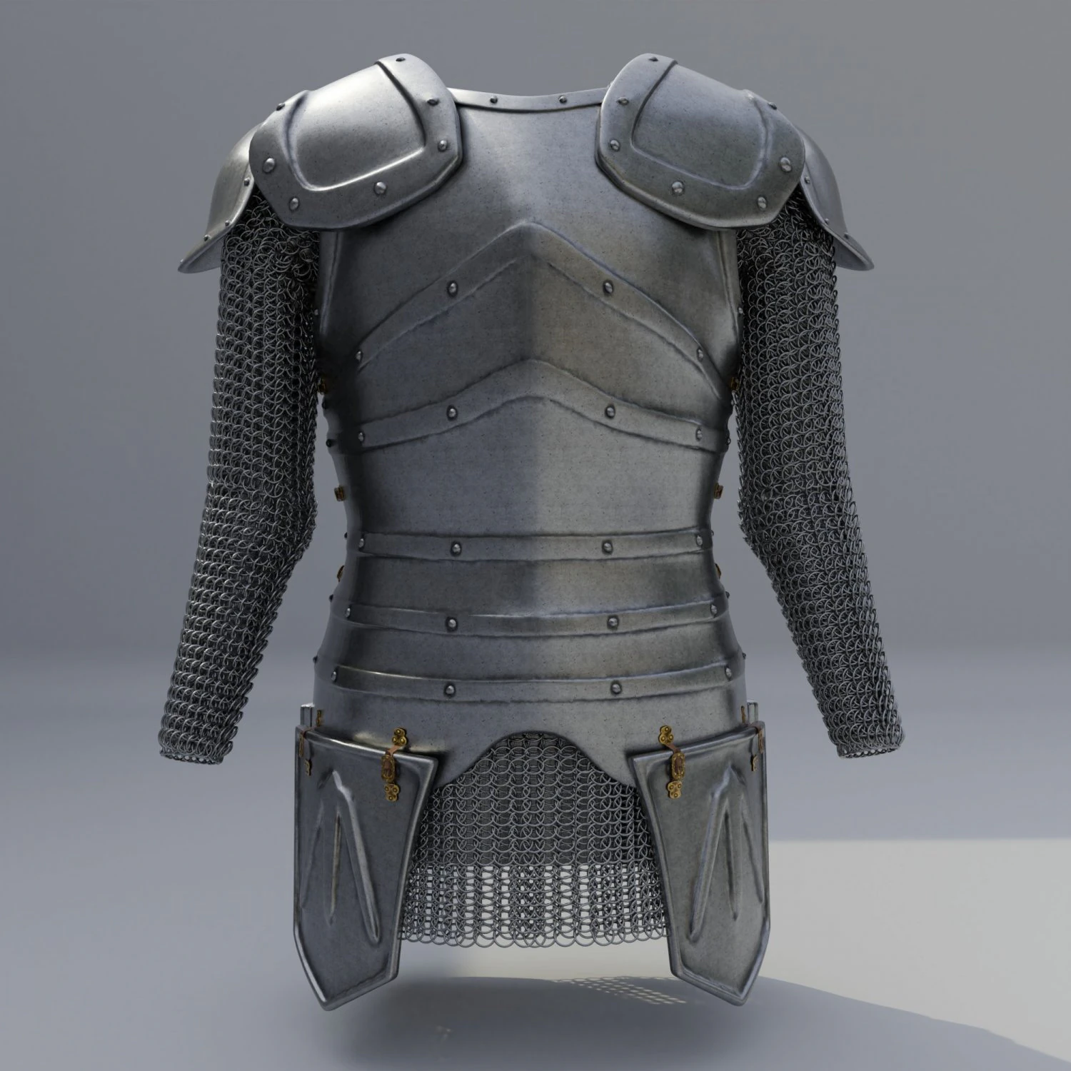 cuirass 3D Model .c4d .max .obj .3ds .fbx .stl .blend 