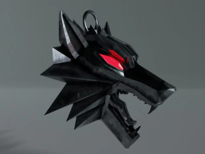 Witcher amulet 3D Model